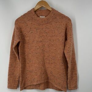 Sundance Orange Speckled Knit Sweater